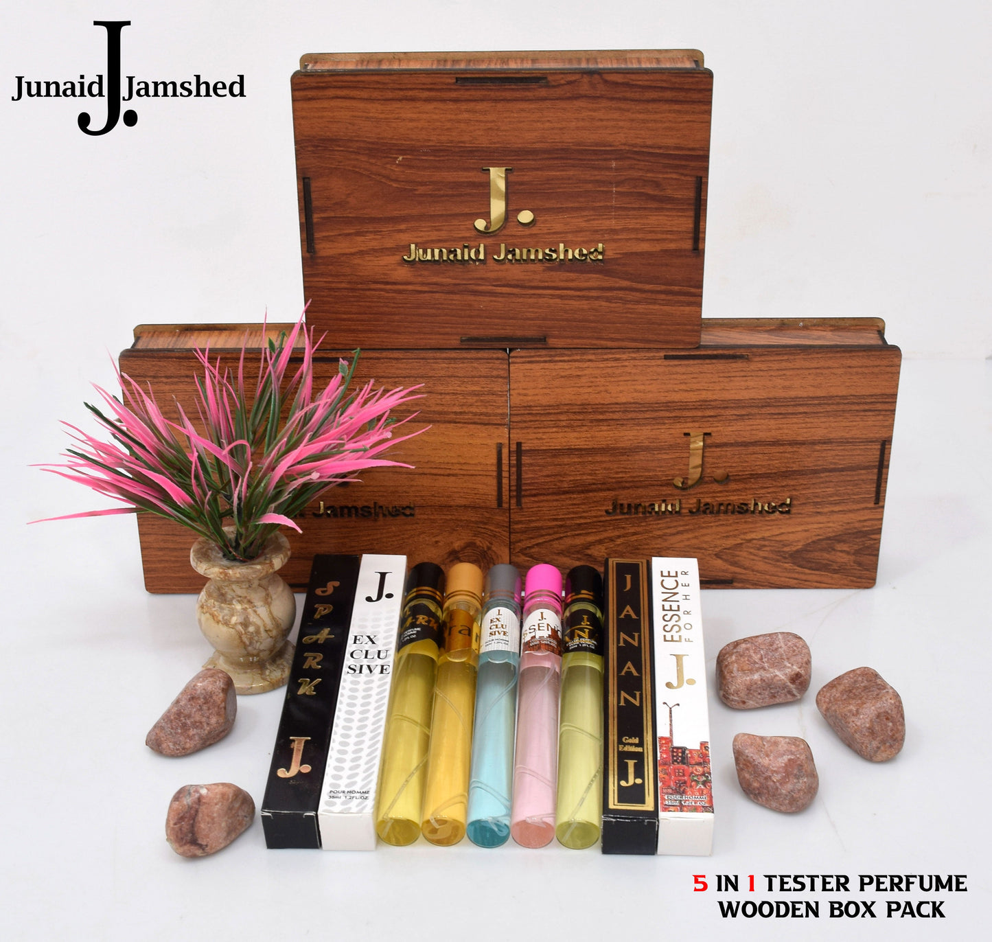j.5 IN 1 WODEN GIFT BOX PERFUME